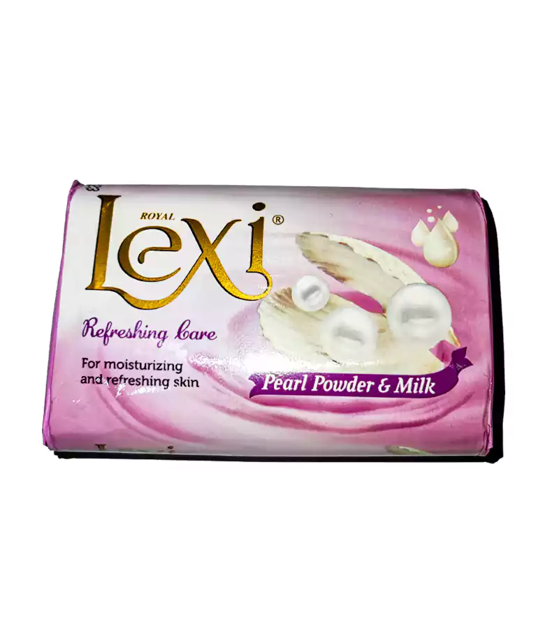 خرید صابون قالبی لکسی شیر و گل لیلیوم خوشبو